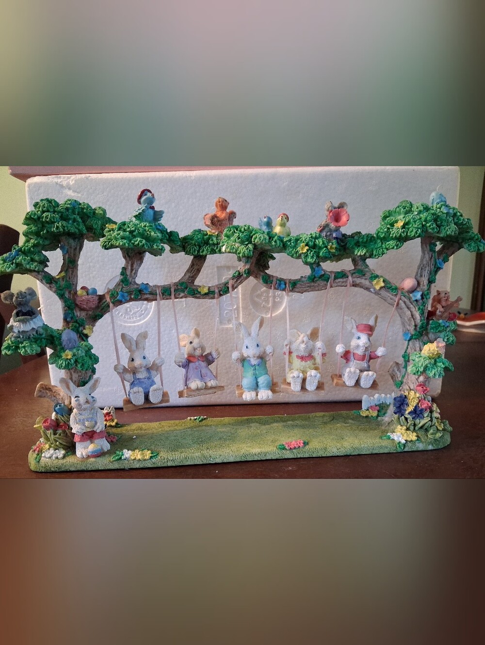 Jaimy "Quintet Of Swinging Decorative Bunnies" Easter Jubilee Decor